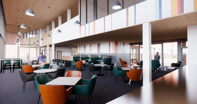 YMCA FOYER INTERIORS VISUAL 1